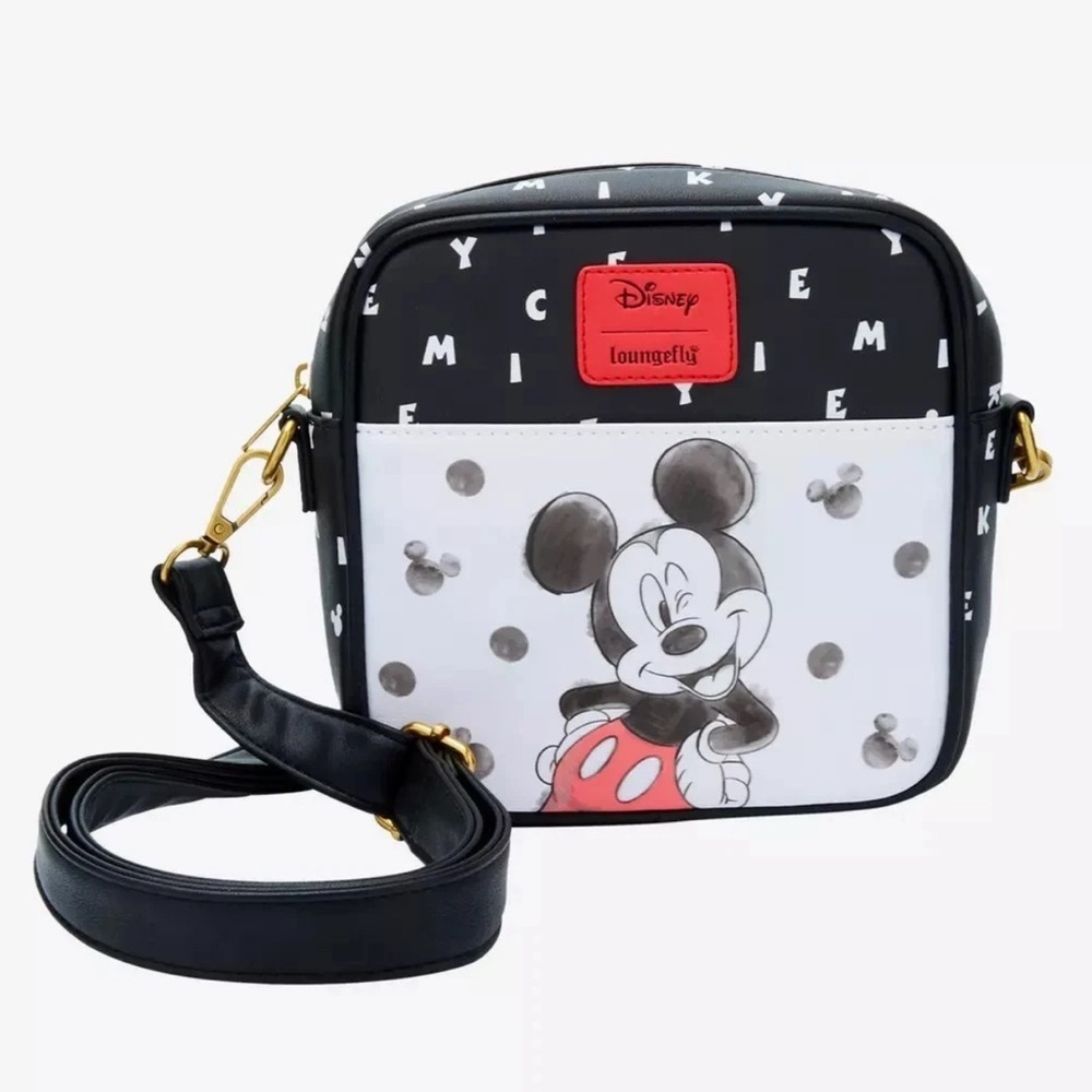 Disney’s Loungefly Mickey Mouse Watercolor Crossbody Bag - NWT - RARE